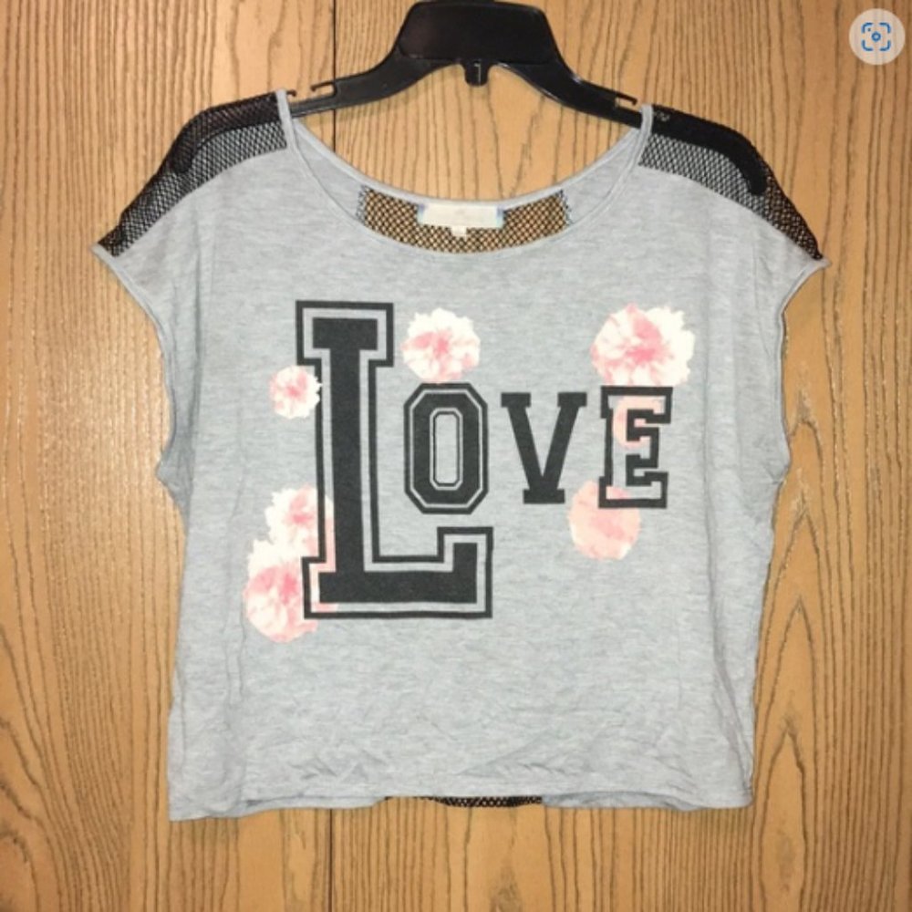 Graphic Fish Net Muscle Tank